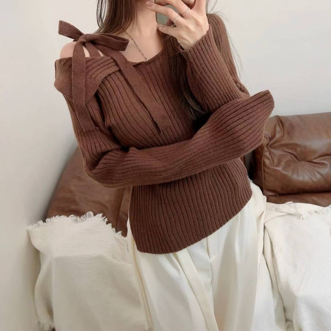 KITSCH東大門㊣直郵女士新款真品人氣熱賣休閑25秋冬針織衫KITSCH針織衫圖色3