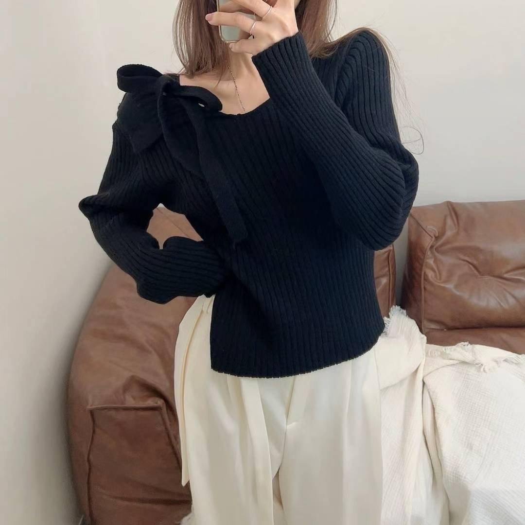 KITSCH東大門㊣直郵女士新款真品人氣熱賣休閑25秋冬針織衫KITSCH針織衫圖色4