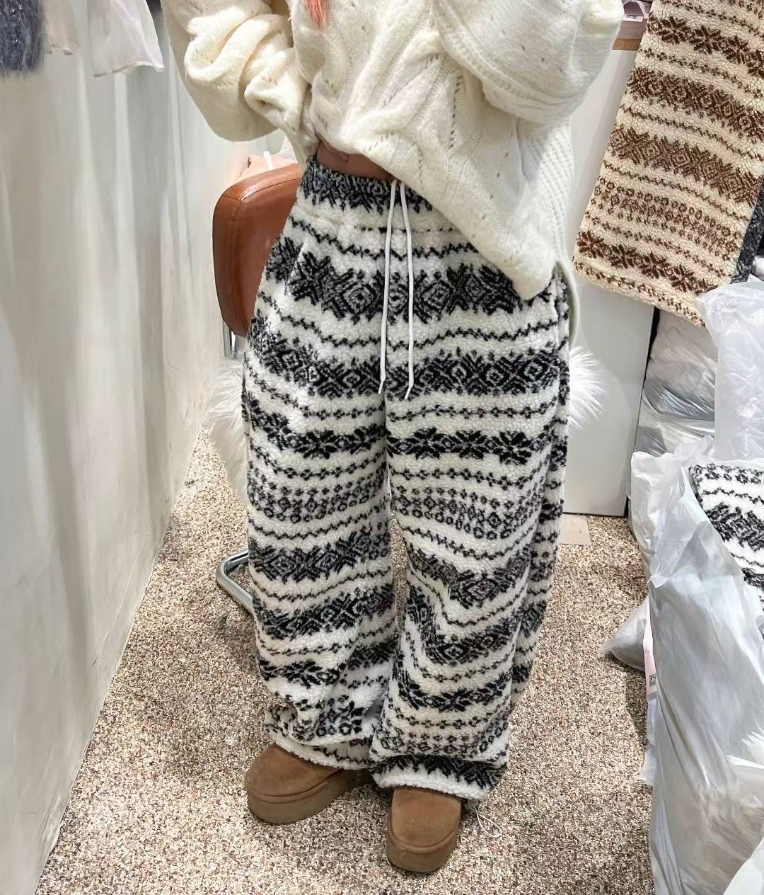 KITSCH東大門㊣代購女士新款真品推薦25秋冬熱賣時尚休閑褲KITSCH休閑褲圖色1