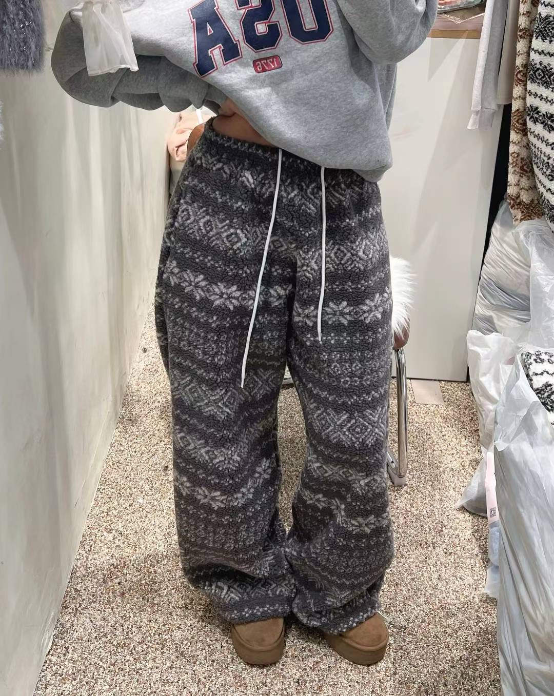 KITSCH東大門㊣代購女士新款真品推薦25秋冬熱賣時尚休閑褲KITSCH休閑褲圖色2