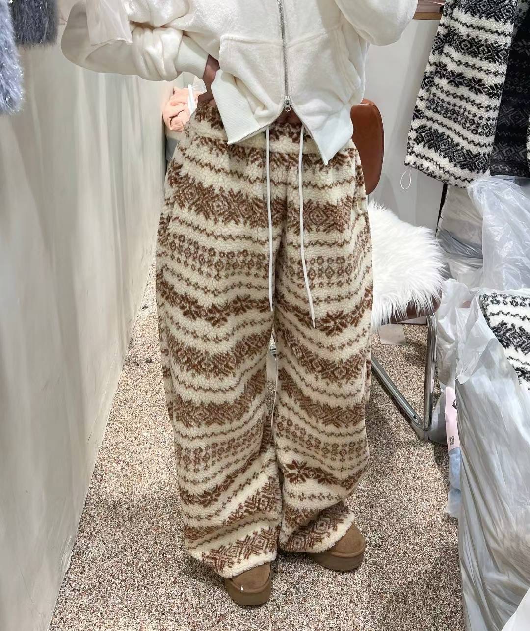 KITSCH東大門㊣代購女士新款真品推薦25秋冬熱賣時尚休閑褲KITSCH休閑褲圖色3