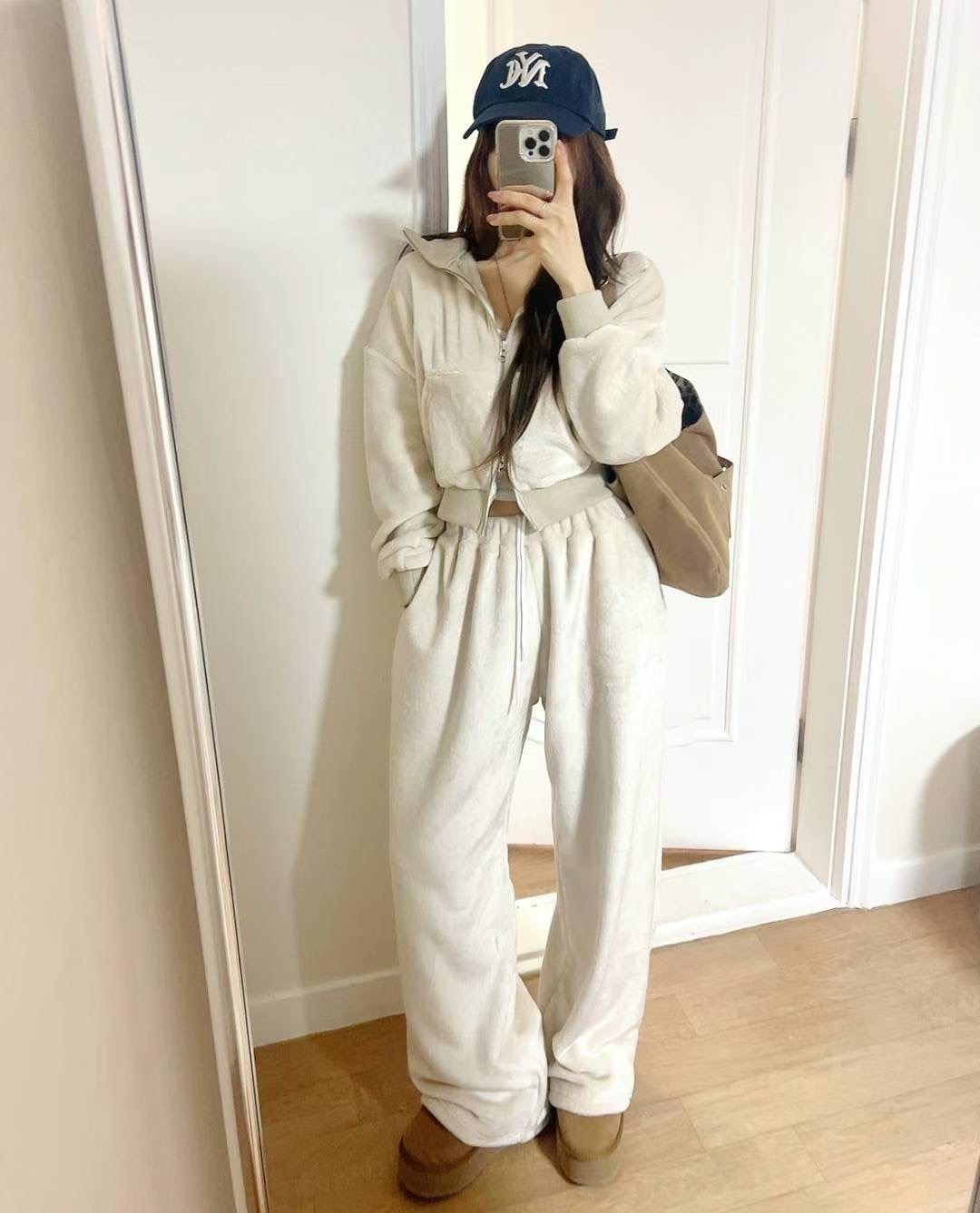 KITSCH東大門㊣代購女裝新款休閑時尚人氣熱賣推薦休閑褲貂皮KITSCH休閑褲