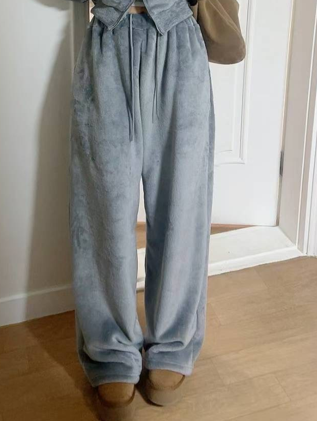 KITSCH東大門㊣代購女裝新款休閑時尚人氣熱賣推薦休閑褲貂皮KITSCH休閑褲圖色3