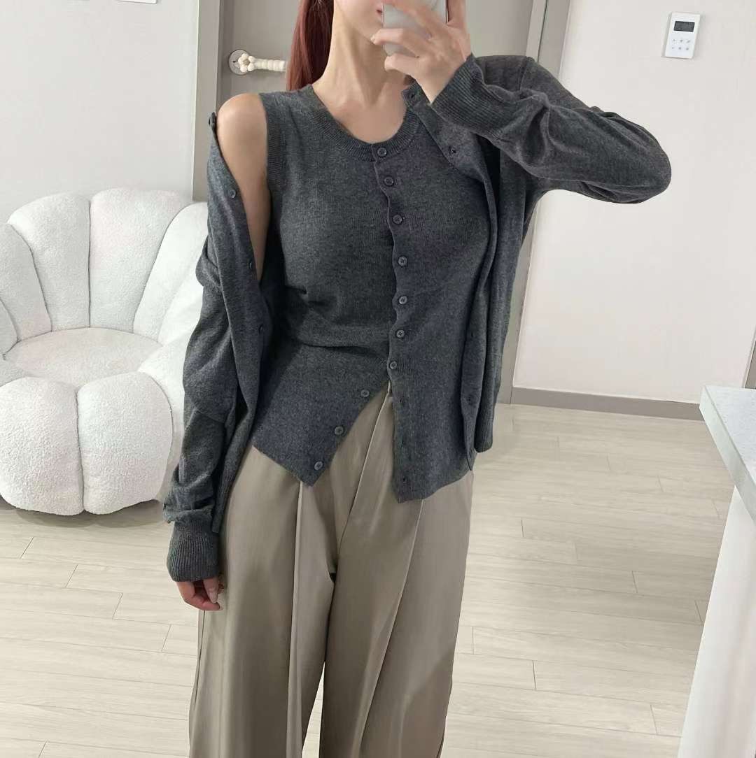 KITSCH韓國代購㊣女裝新品熱賣休閑真品時尚推薦職業人氣套裝KITSCH套裝圖色1