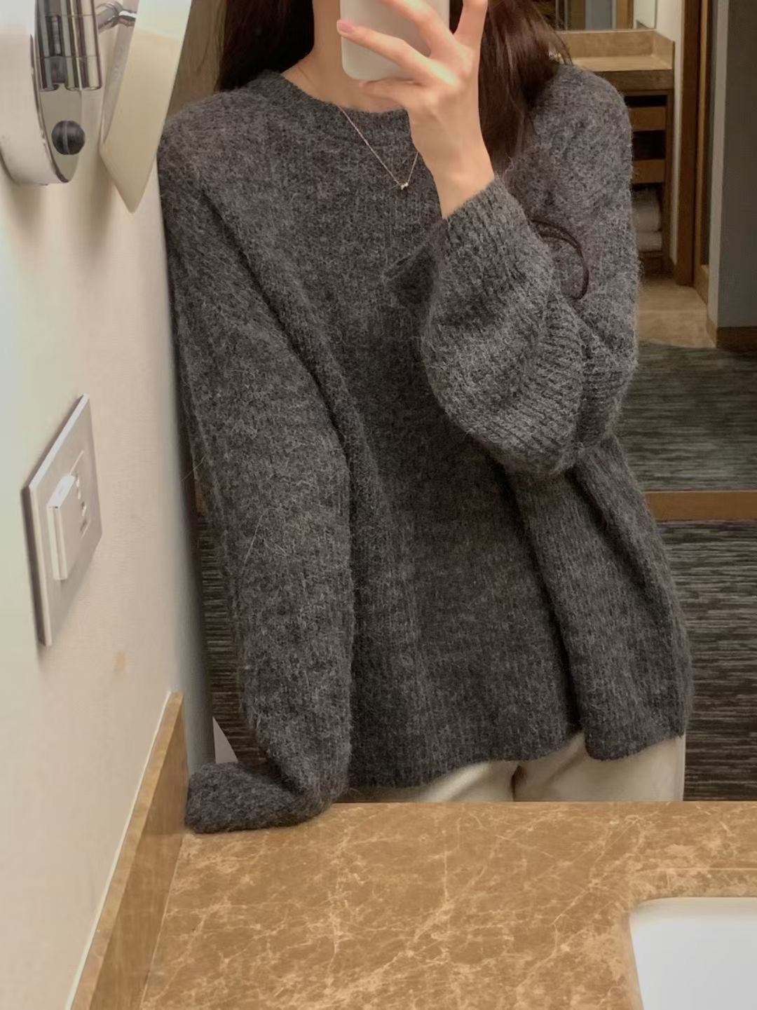 OSRO韓國代購㊣女裝新款真品人氣熱賣25秋冬推薦職業針織衫OSRO針織衫