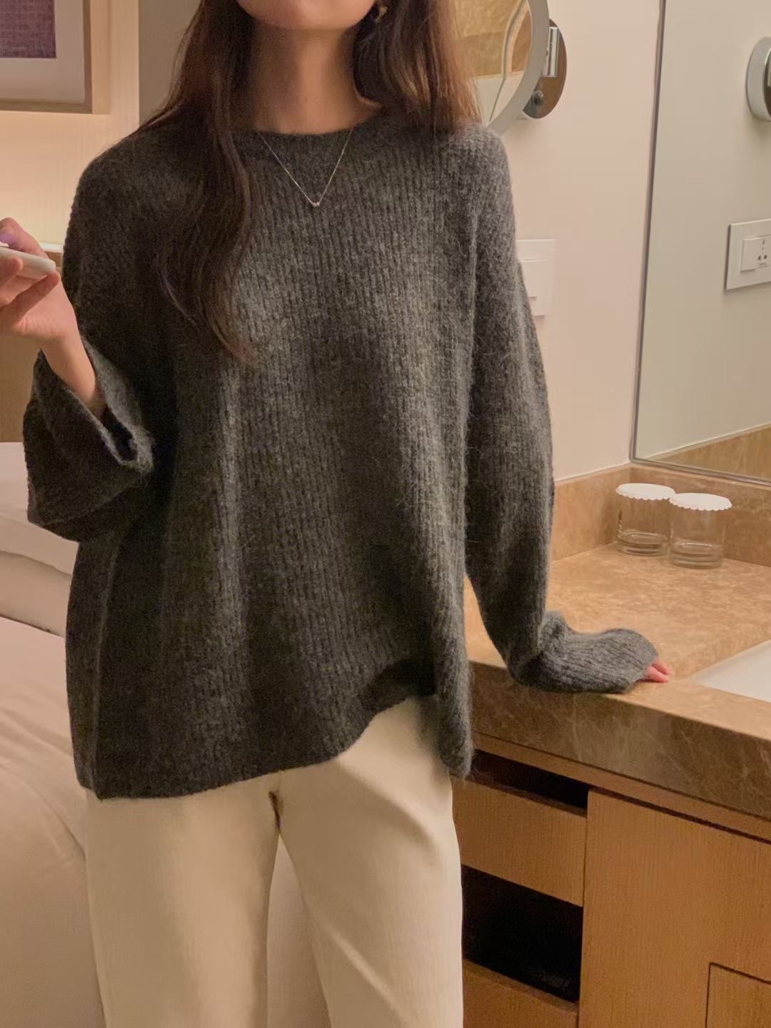 OSRO韓國代購㊣女裝新款真品人氣熱賣25秋冬推薦職業針織衫OSRO針織衫圖色3