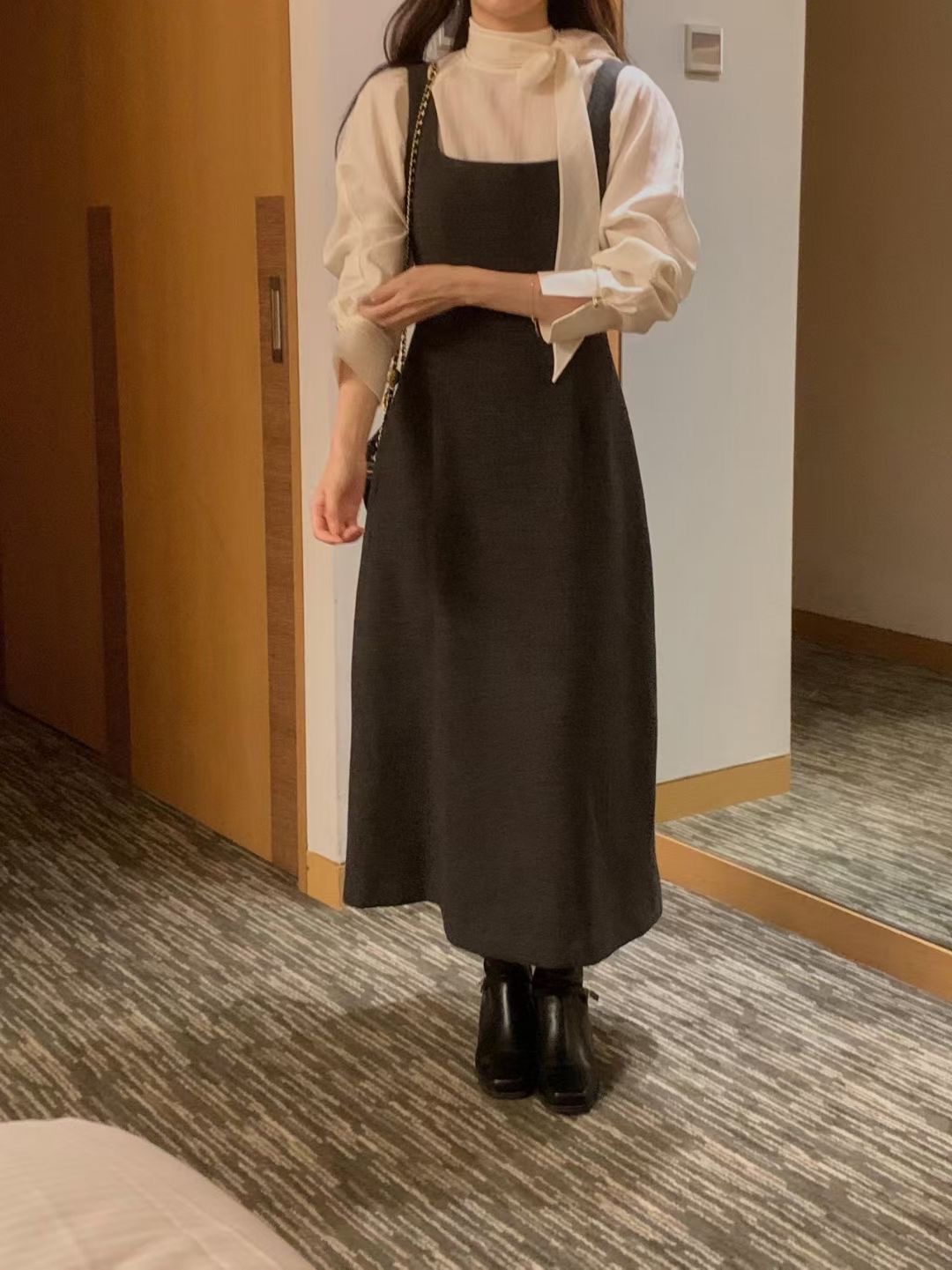 OSRO東大門㊣直郵女士新品真品25秋冬推薦熱賣連衣裙不含內搭OSRO連衣裙