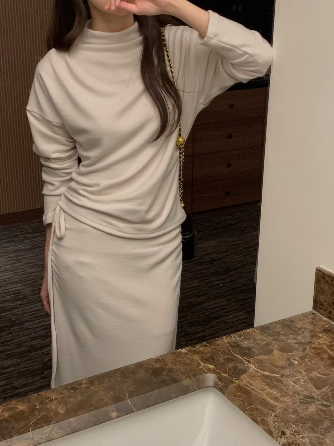 OSRO東大門㊣直郵女士新品真品職業25秋冬時尚熱賣人氣長袖T恤OSRO長袖T恤圖色2