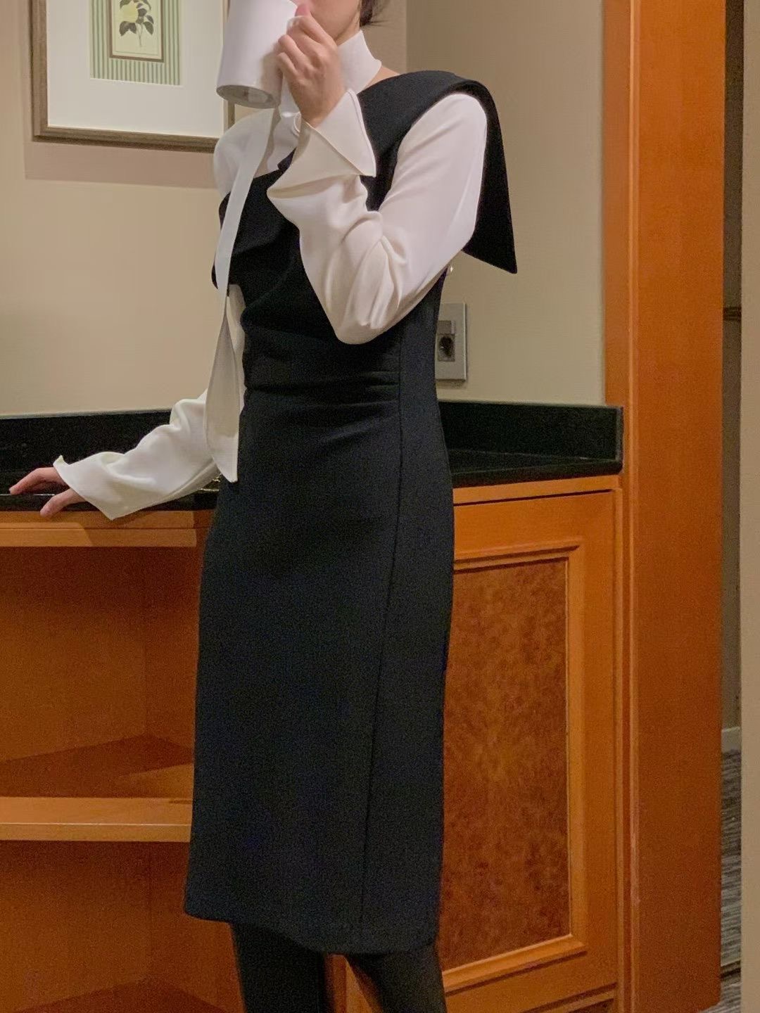 OSRO東大門㊣代購女士新品休閑人氣真品25秋冬連衣裙不含內搭OSRO連衣裙