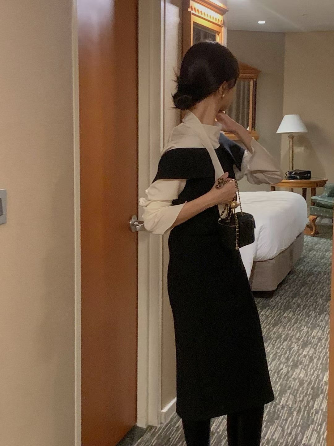 OSRO東大門㊣代購女士新品休閑人氣真品25秋冬連衣裙不含內搭OSRO連衣裙