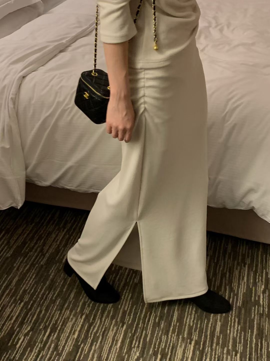 OSRO東大門㊣代購女士新款真品推薦25秋冬人氣時尚休閑長裙OSRO長裙