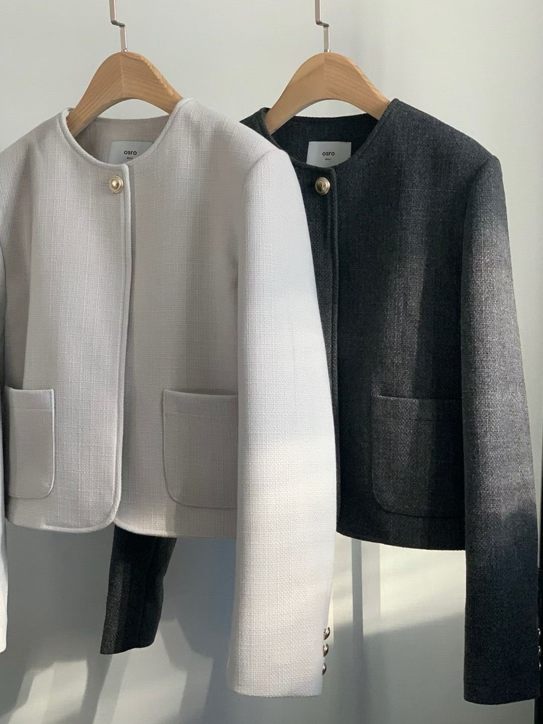 OSRO東大門㊣代購女裝新品職業推薦真品25秋冬休閑人氣夾克OSRO夾克