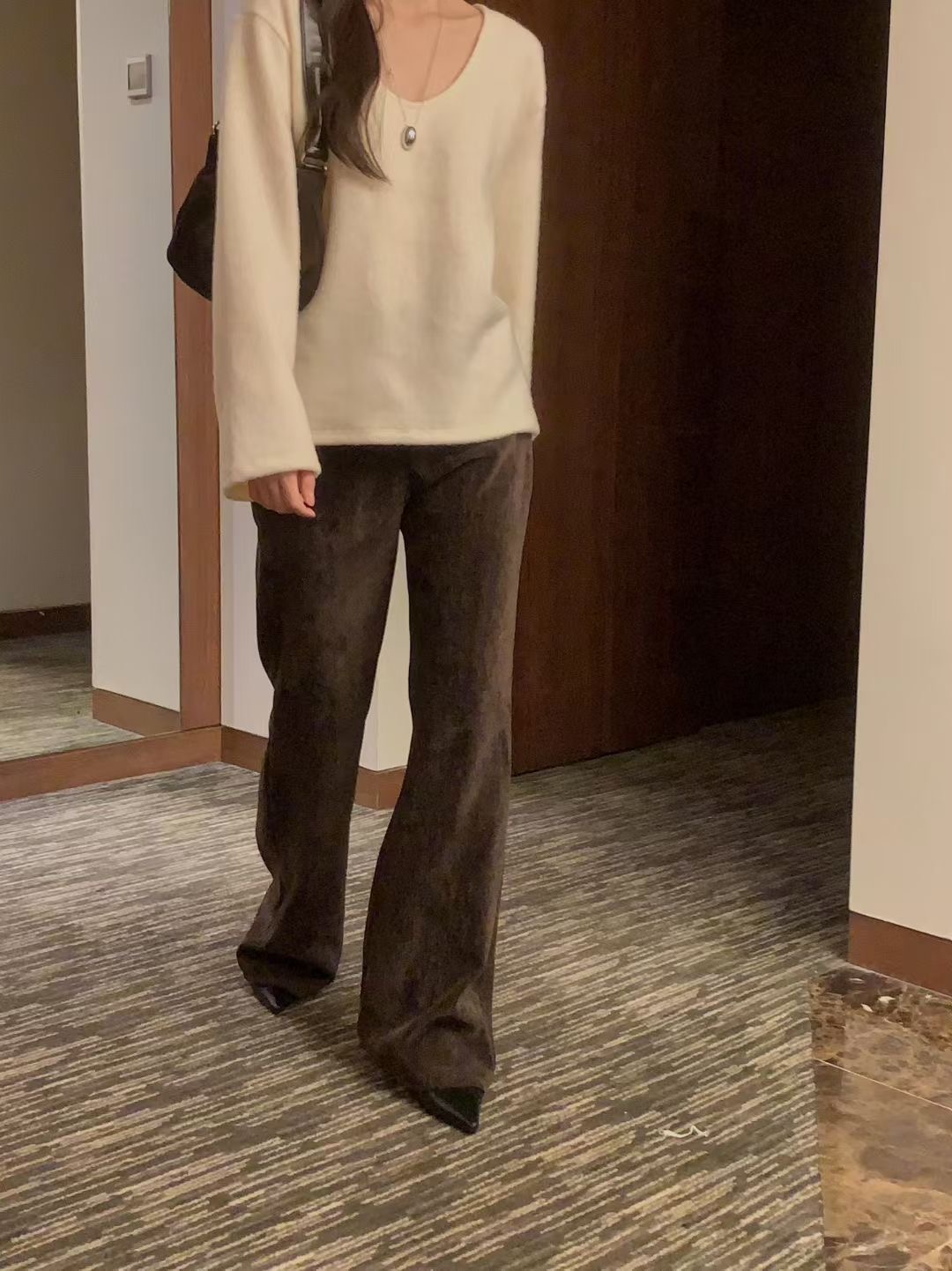 OSRO東大門㊣實拍女裝新品推薦25秋冬時尚人氣職業真品休閑褲OSRO休閑褲圖色2