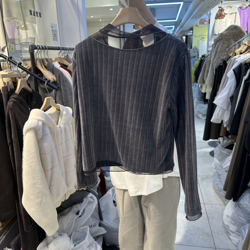 HARU-Q東大門㊣代購女士新品真品時尚職業推薦長袖T恤羊毛衫HARU-Q長袖T恤