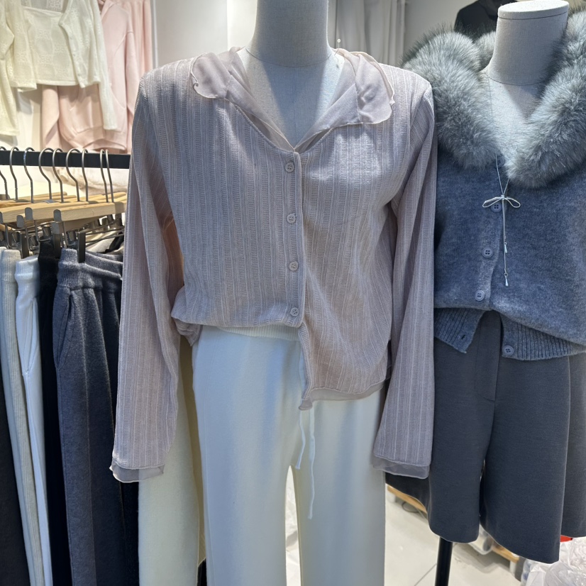 HARU-Q東大門㊣代購女士新品真品時尚職業推薦長袖T恤羊毛衫HARU-Q長袖T恤圖色1