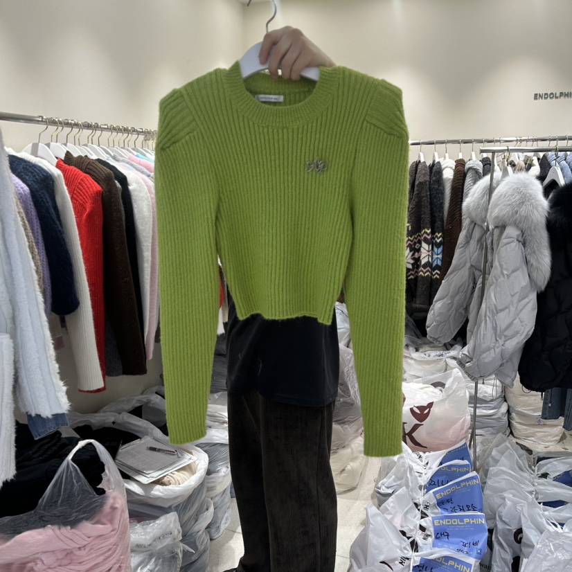 ENDOLPHIN東大門㊣直郵女士新款時尚25秋冬真品推薦人氣毛衣ENDOLPHIN毛衣圖色2