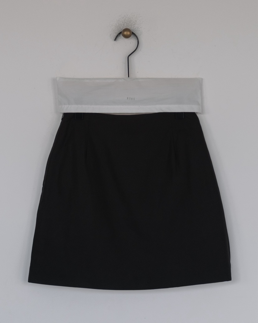 HONG-P韓國代購㊣女士新款人氣職業真品休閑熱賣推薦25秋冬短裙HONG-P短裙圖色1