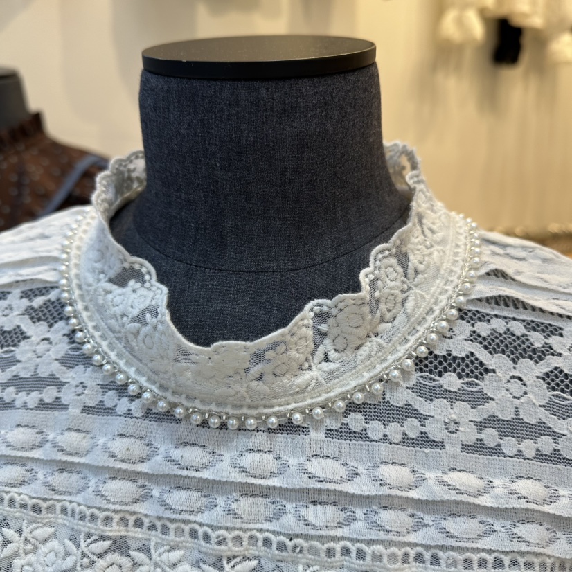 2nd B-S東大門㊣直郵女裝新品職業休閑25秋冬襯衫蕾絲衫蕾絲2nd B-S襯衫/蕾絲衫