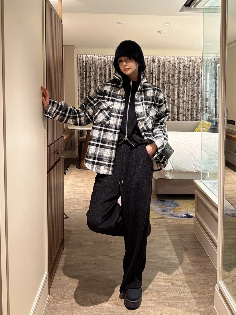 CLOTH韓國代購㊣女士新品25秋冬人氣休閑推薦熱賣職業真品夾克CLOTH夾克