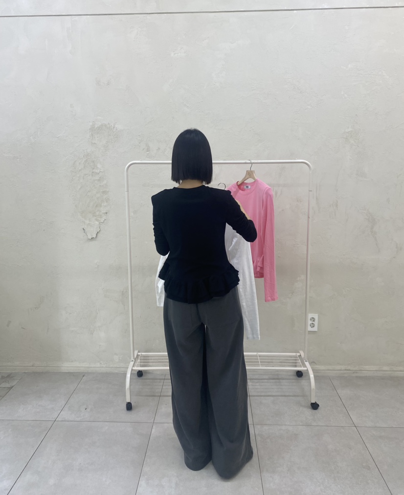 ROMANTIC NEWYORK東大門㊣代購女裝新款人氣25秋冬長袖T恤ROMANTIC NEWYORK長袖T恤