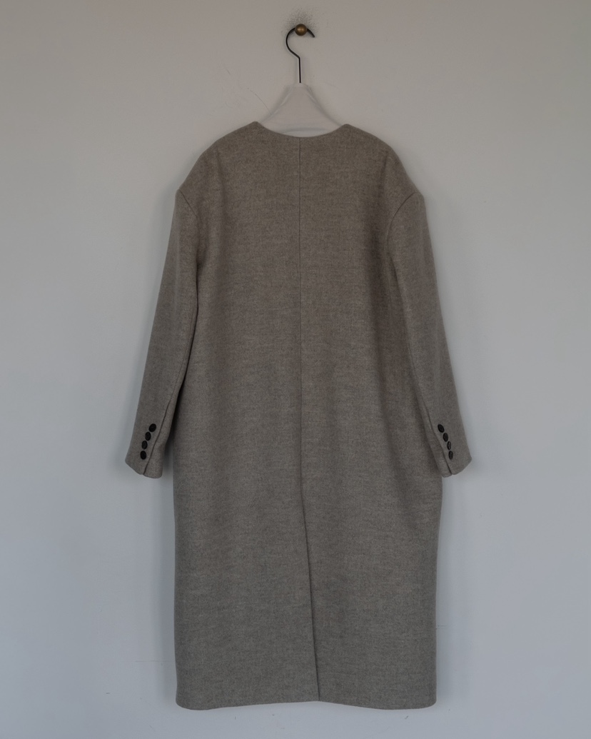 HONG-P東大門㊣直郵女士新品25秋冬時尚真品中長款大衣人字紋HONG-P中長款大衣