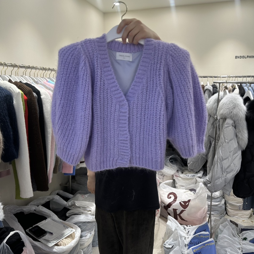 ENDOLPHIN韓國代購㊣女士新品人氣職業熱賣真品時尚毛衣馬海毛ENDOLPHIN毛衣圖色3