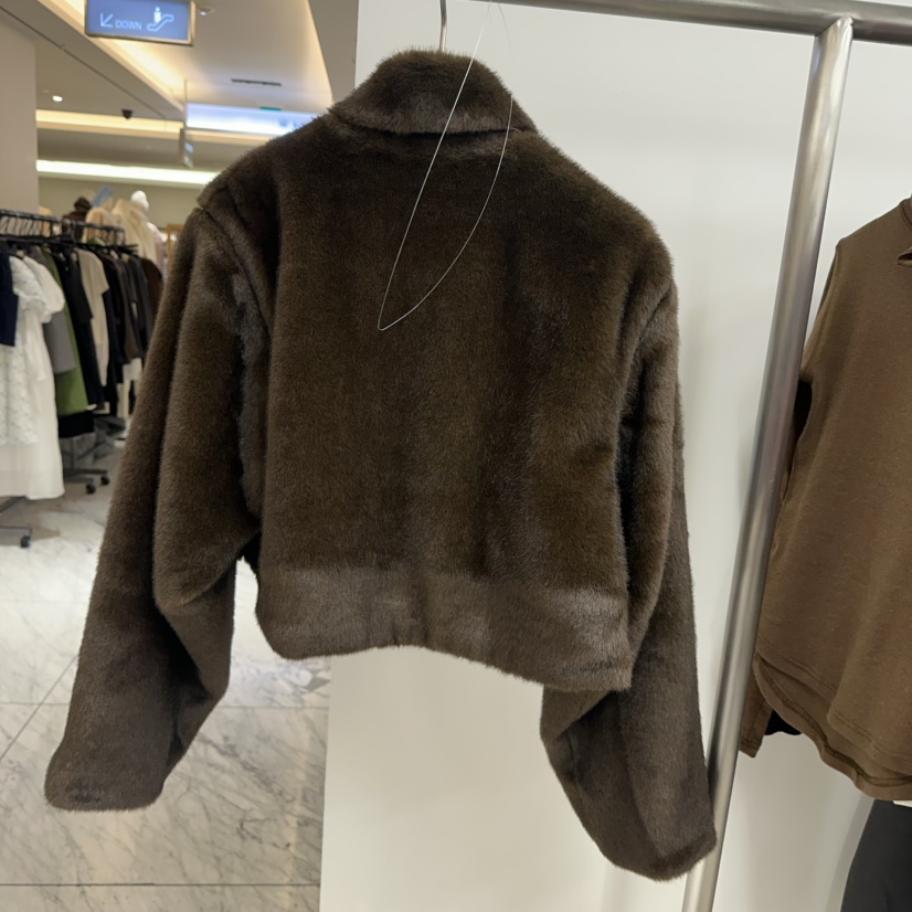 TOPDRESSING東大門㊣直郵女士新品推薦真品短款大衣可拆卸毛皮TOPDRESSING短款大衣