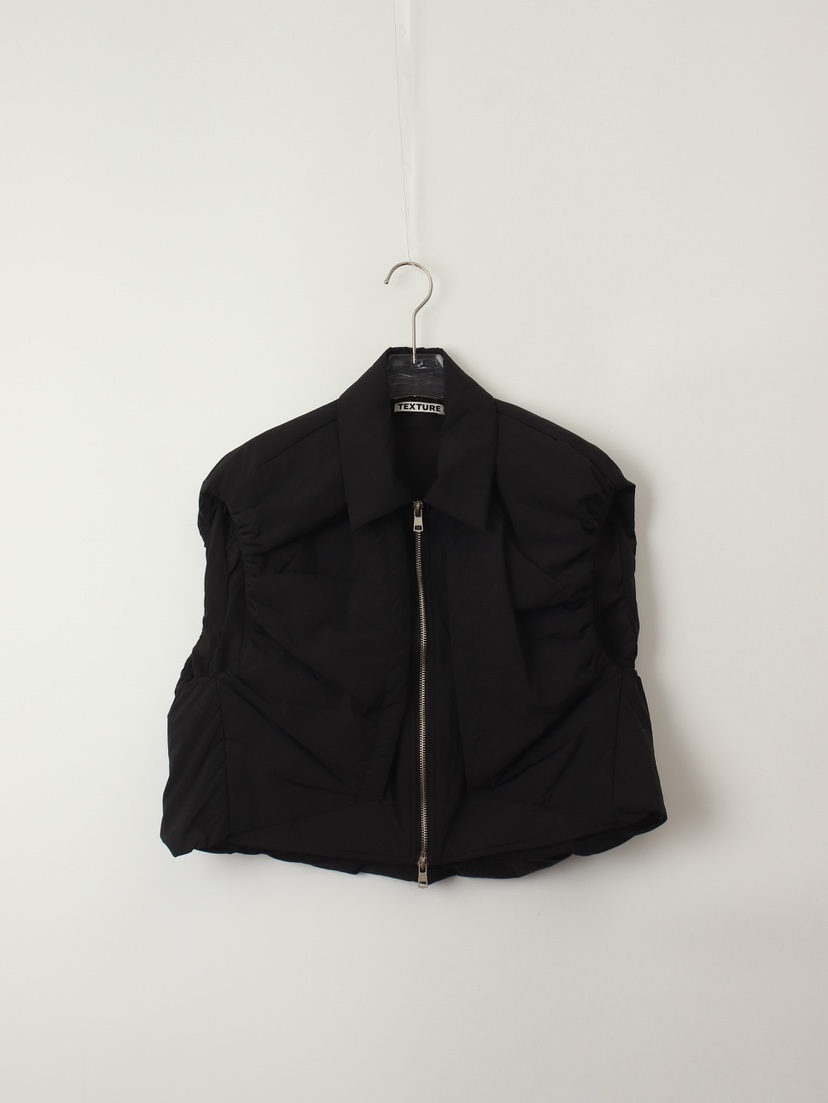 TEXTURE東大門㊣實拍女裝新款推薦熱賣休閑25秋冬時尚職業馬甲TEXTURE馬甲圖色1黑