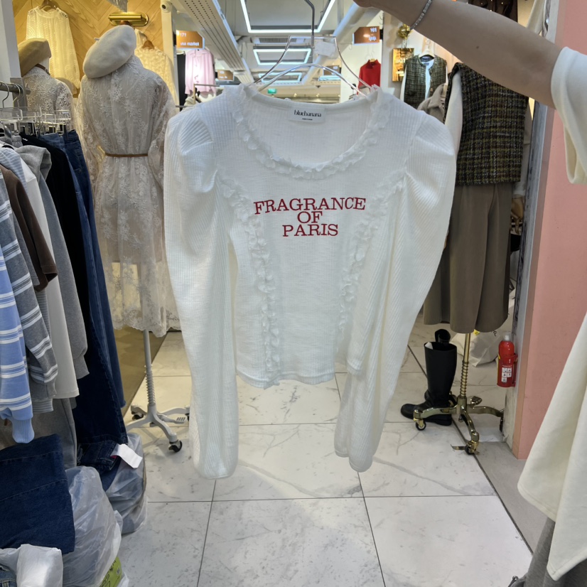 BLUE BANANA東大門㊣直郵女裝新款25秋冬熱賣人氣推薦長袖T恤BLUE BANANA長袖T恤圖色2