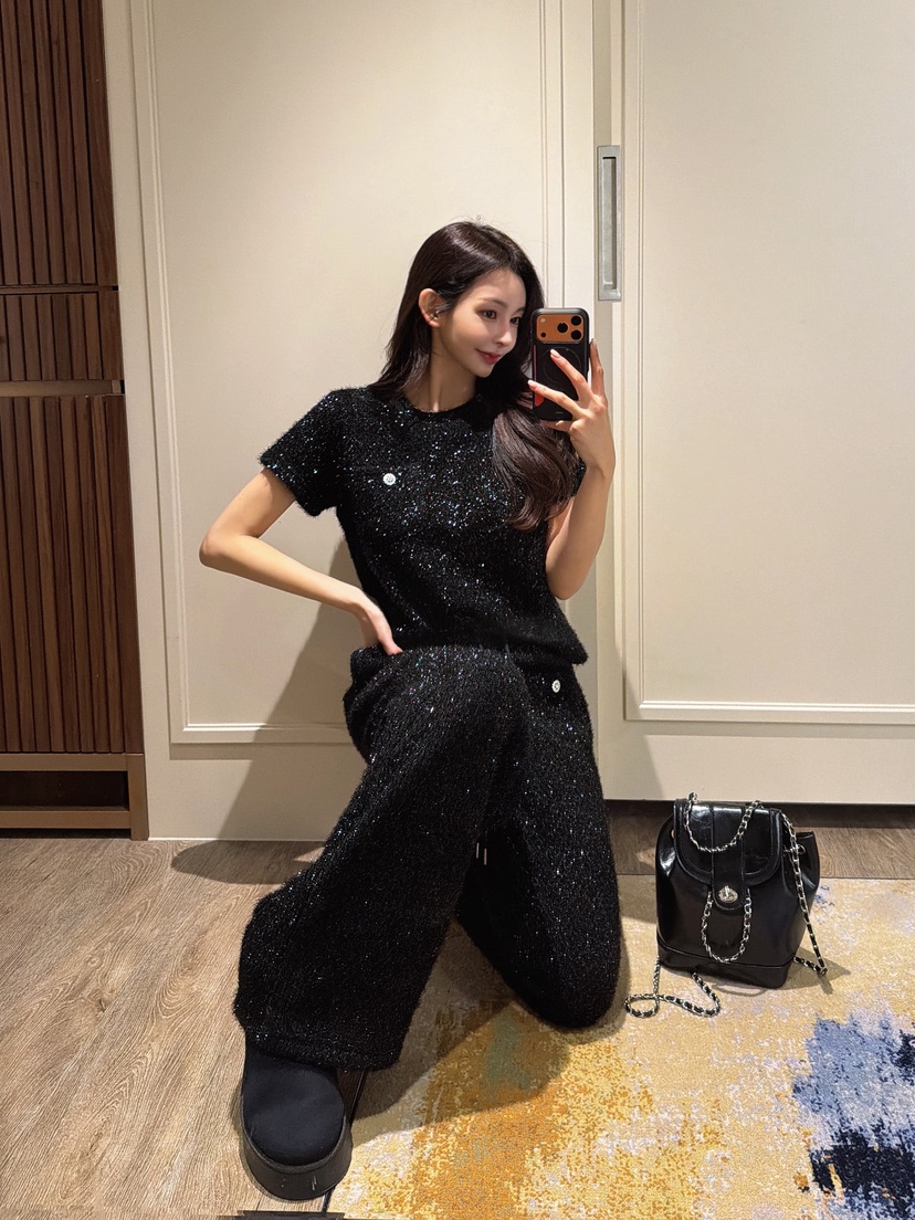 CLOTH東大門㊣實拍女裝新款推薦時尚真品熱賣人氣25秋冬套裝套裝CLOTH套裝