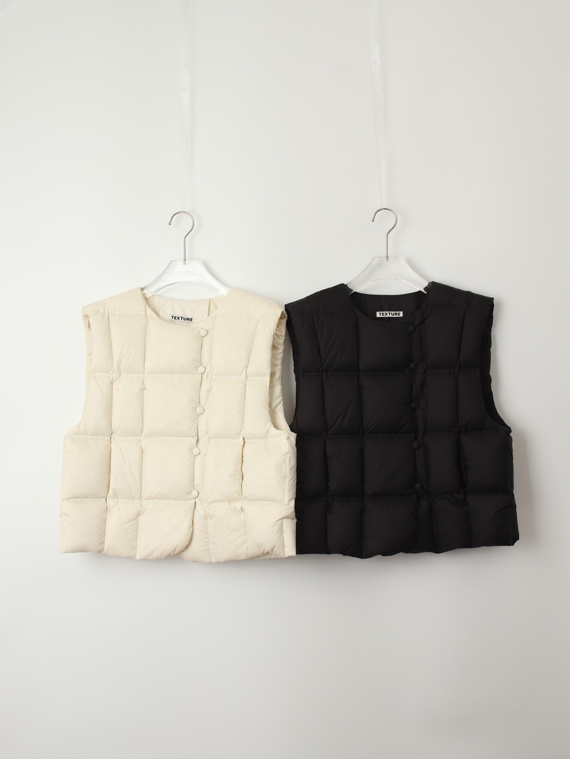 TEXTURE韓國直郵㊣女士新品真品推薦熱賣人氣休閑職業馬甲填充TEXTURE馬甲