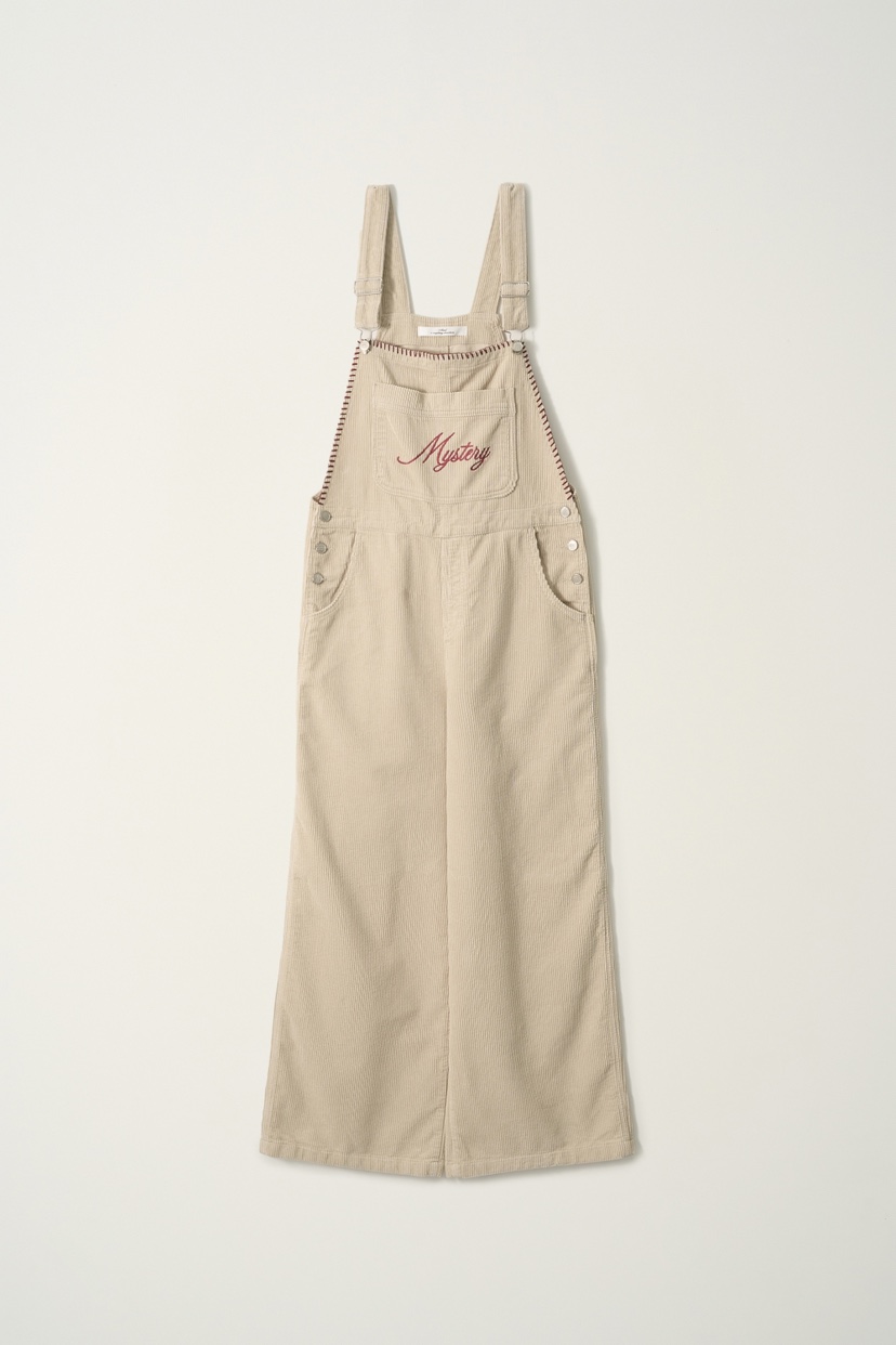 UNANSWERED-MYSTERY東大門㊣實拍女裝新款休閑時尚背帶褲繡花UNANSWERED-MYSTERY背帶褲圖色1