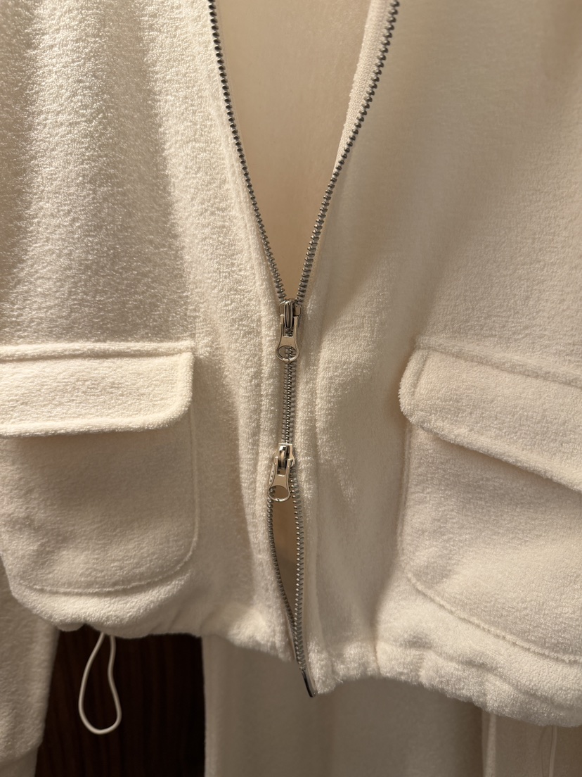 CLOTH東大門㊣直郵女士新品25秋冬推薦時尚職業套裝拉鏈套裝CLOTH套裝