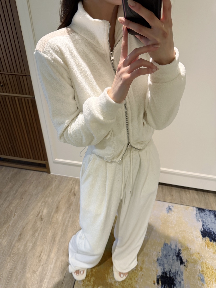 CLOTH東大門㊣直郵女士新品25秋冬推薦時尚職業套裝拉鏈套裝CLOTH套裝