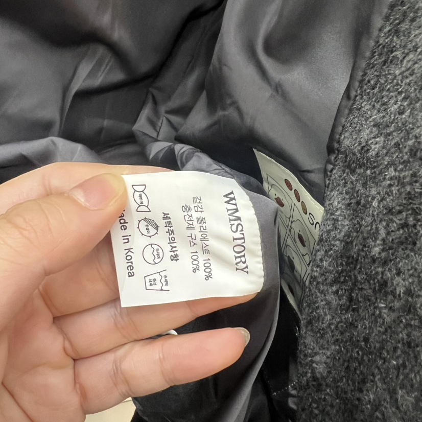 SIMPLE PARK/WMSTORY東大門㊣代購女裝新品推薦短款羽絨服填充連帽鵝絨SIMPLE PARK/WMSTORY短款羽絨服