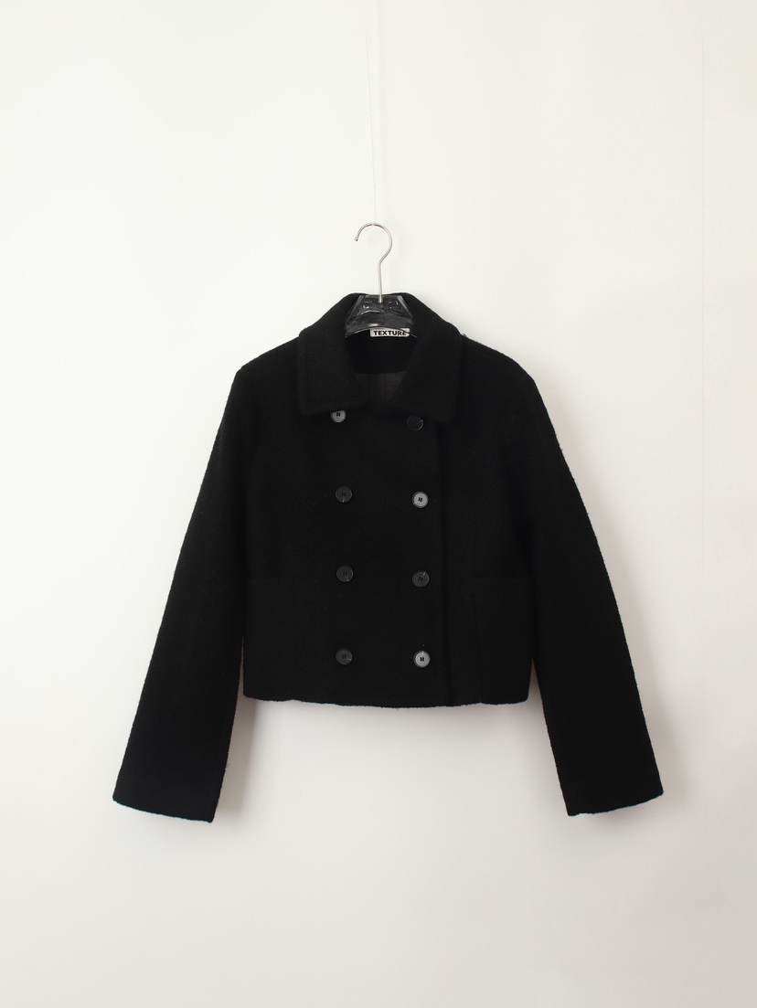 TEXTURE東大門㊣代購女士新款25秋冬人氣真品熱賣推薦休閑夾克TEXTURE夾克圖色2黑