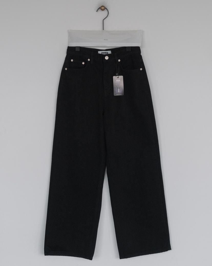 HONG-P東大門㊣實拍女裝新款推薦熱賣25秋冬職業牛仔褲加絨HONG-P牛仔褲圖色1