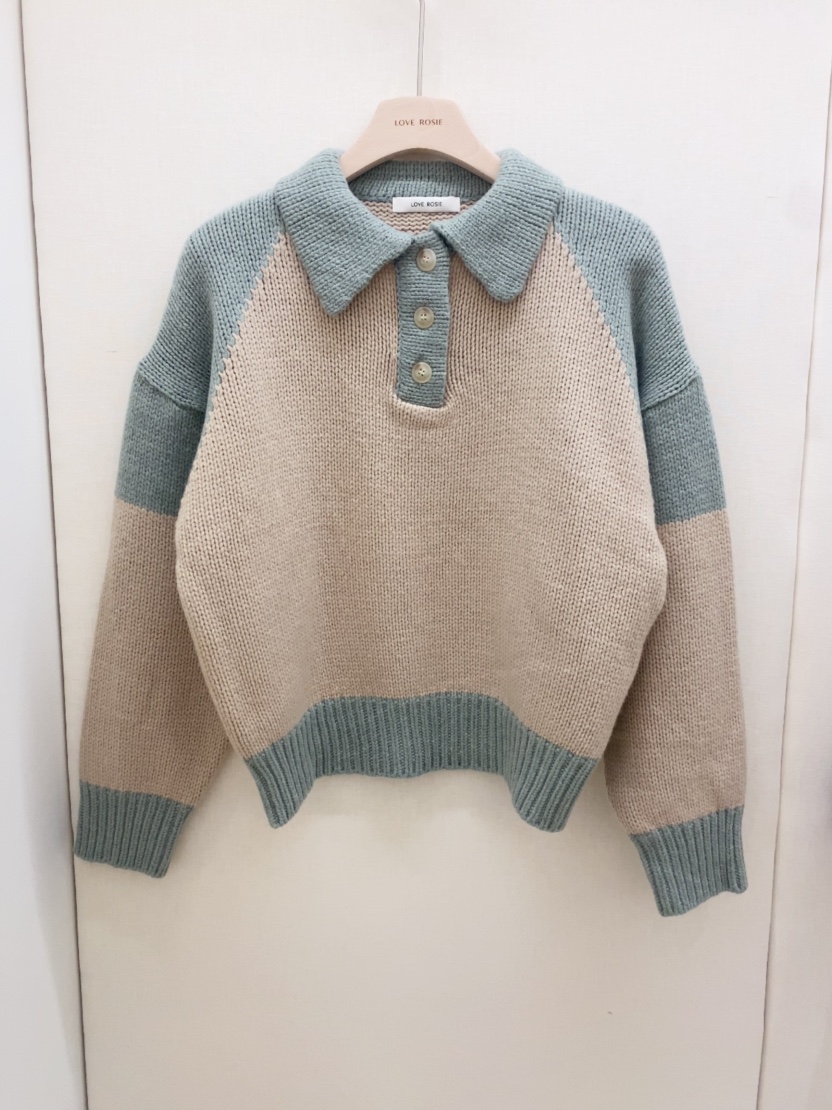 LOVE ROSIE韓國直郵㊣女裝新品人氣推薦熱賣休閑職業針織衫LOVE ROSIE針織衫圖色1