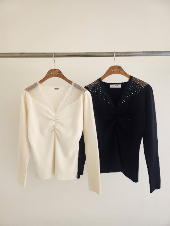 FEMME東大門㊣代購女士新款職業時尚休閑25秋冬推薦人氣針織衫FEMME針織衫