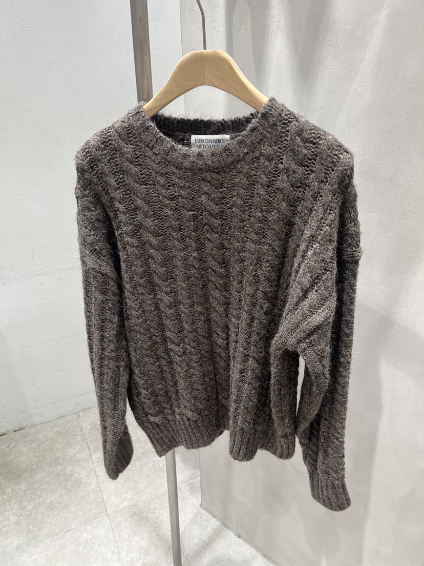 EVERCOMMERCE METICULOUSLY DESIGNED韓國代購㊣女士新品25秋冬針織衫EVERCOMMERCE METICULOUSLY DESIGNED針織衫圖色4