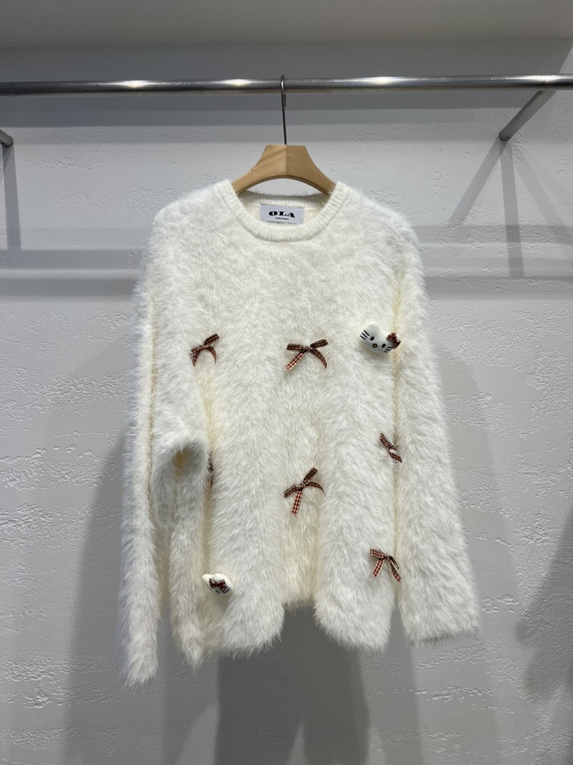 OLA東大門㊣代購女士新款熱賣時尚休閑真品25秋冬人氣針織衫mellor/OLA針織衫