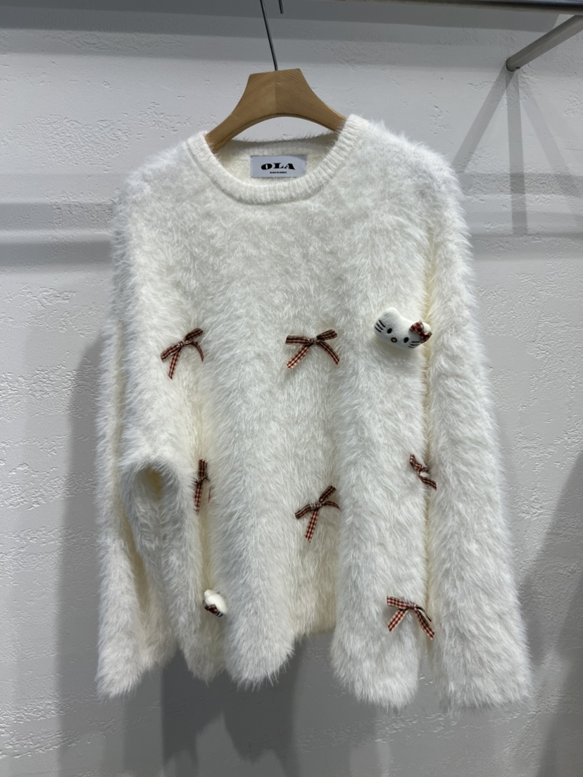 OLA東大門㊣代購女士新款熱賣時尚休閑真品25秋冬人氣針織衫mellor/OLA針織衫