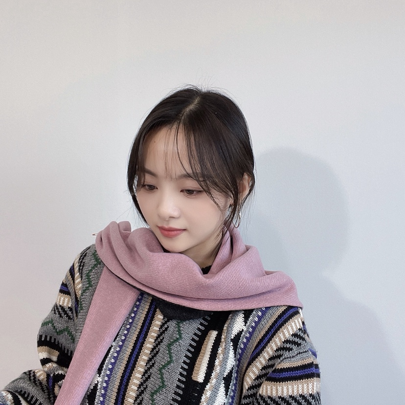 LOVELY HAT韓國代購㊣女裝新款時尚熱賣職業25秋冬圍巾披肩LOVELY HAT圍巾/披肩圖色2