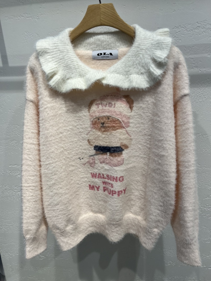 OLA東大門㊣代購女士新品推薦真品25秋冬熱賣休閑職業針織衫mellor/OLA針織衫