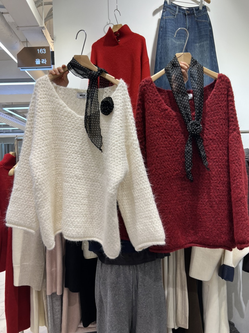 OLA東大門㊣直郵女裝新品職業熱賣人氣推薦時尚毛衣不含配飾mellor/OLA毛衣