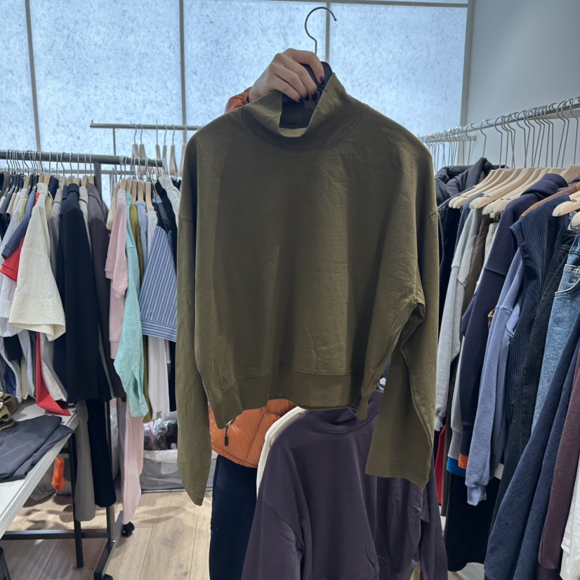 REVE-L東大門㊣直郵女士新品真品25秋冬休閑時尚長袖T恤高領REVE-L長袖T恤圖色6