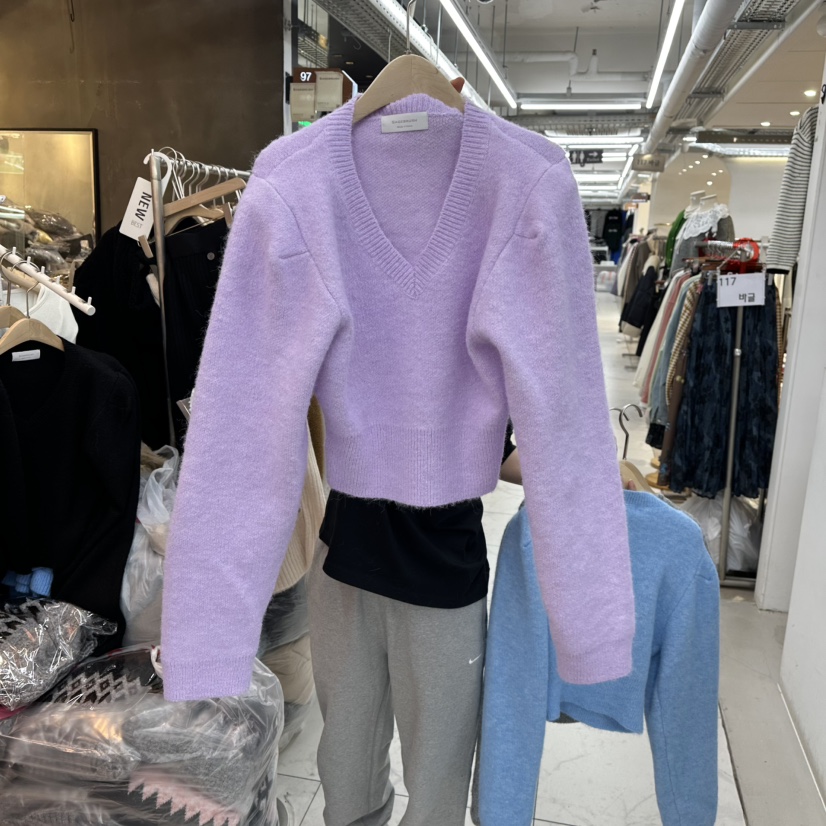 SAGE BRUSH東大門㊣實拍女士新品人氣真品職業推薦25秋冬針織衫SAGE BRUSH針織衫圖色3