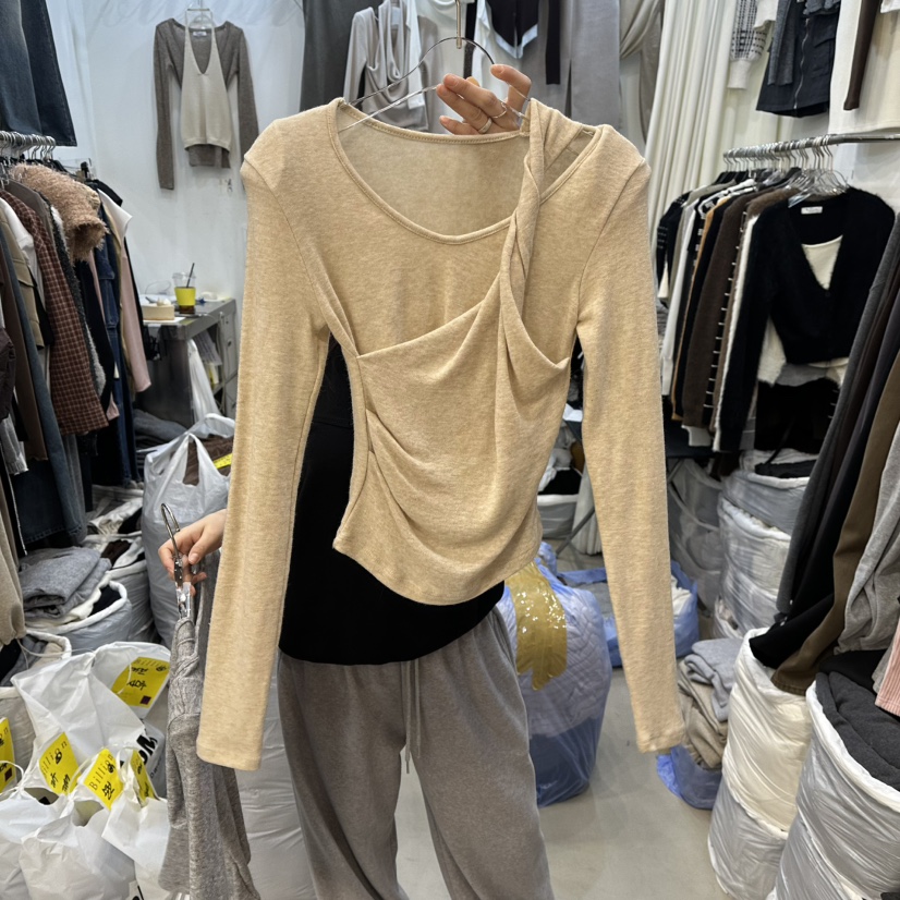 BILLION-L東大門㊣直郵女士新款職業時尚真品25秋冬長袖T恤BILLION-L長袖T恤圖色2
