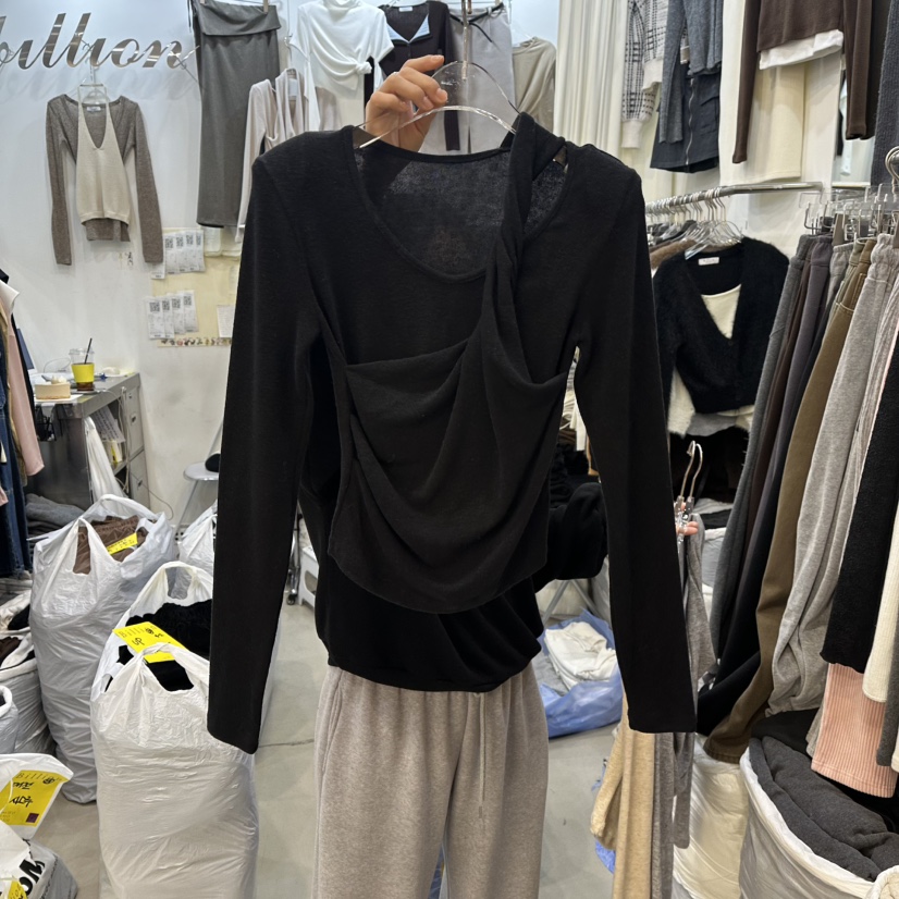 BILLION-L東大門㊣直郵女士新款職業時尚真品25秋冬長袖T恤BILLION-L長袖T恤圖色3