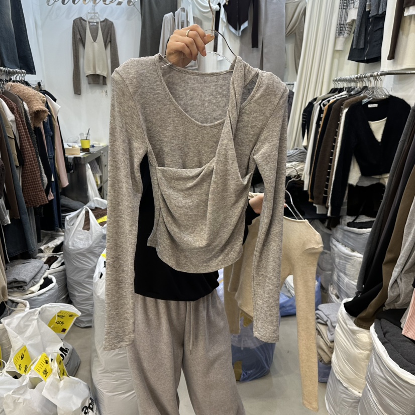 BILLION-L東大門㊣直郵女士新款職業時尚真品25秋冬長袖T恤BILLION-L長袖T恤圖色4